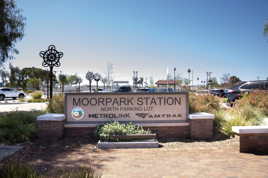 Moorpark Metrolink Station Sign