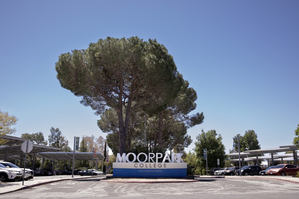 Moorpark College sign